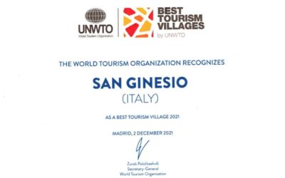 San Ginesio tra i “migliori borghi turistici” premiati da UNWTO